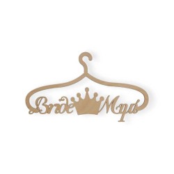 Ξύλινη κρεμάστρα Bride - Name Ξύλινη κρεμάστρα Bride - Name