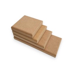 Ξύλινη Βάση MDF 10x10cm - 10x25cm Ξύλινη Βάση MDF 10x10cm - 10x25cm
