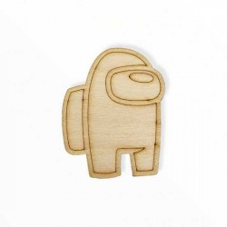 Ξύλινη φιγούρα Among us