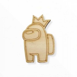 Ξύλινη φιγούρα Among us