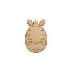 Ξύλινη φιγούρα ζέβρα κεφάλι Ξύλινη φιγούρα ζέβρα κεφάλι