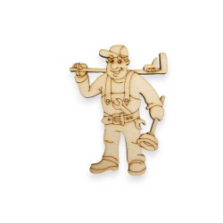 Ξύλινη φιγούρα Υδραυλικός Ξύλινη φιγούρα Υδραυλικός