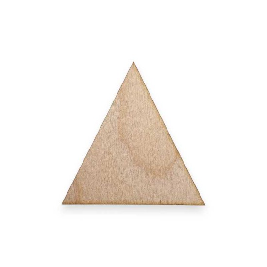 Ξύλινο περίγραμμα τρίγωνο