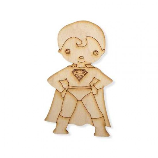 Ξύλινη φιγούρα Superboy