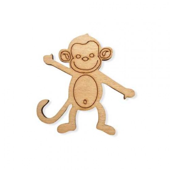 Ξύλινη φιγούρα μαϊμού