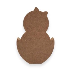 Αυτοστηριζόμενο κοτοπουλάκι σε αυγό από mdf