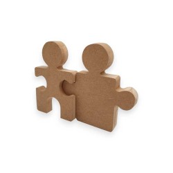 Αυτοστηριζόμενο mdf Ζευγάρι Παζλ