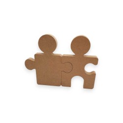 Αυτοστηριζόμενο mdf Ζευγάρι Παζλ
