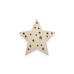 Ξύλινη φιγούρα αστέρι διάτρητο Ξύλινη φιγούρα αστέρι διάτρητο