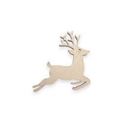 Ξύλινο στοιχείο Τάρανδος περίγραμμα Ξύλινο στοιχείο Τάρανδος περίγραμμα