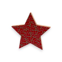 Αυτοστηριζόμενο Εκτυπωμένο mdf Αστέρι - Μπαστουνάκια Αυτοστηριζόμενο Εκτυπωμένο mdf Αστέρι - Μπαστουνάκια