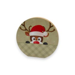 Αυτοστηριζόμενο Εκτυπωμένο mdf Κύκλος- Τάρανδος Αυτοστηριζόμενο Εκτυπωμένο mdf Κύκλος- Τάρανδος