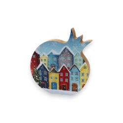 Αυτοστηριζόμενο Εκτυπωμένο mdf  Πλαγιαστό  Ρόδι - Πολιτεία