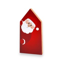 Αυτοστηριζόμενο Εκτυπωμένο mdf Σπιτάκι- Άγιος Βασίλης Αυτοστηριζόμενο Εκτυπωμένο mdf Σπιτάκι- Άγιος Βασίλης