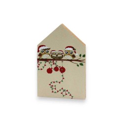 Αυτοστηριζόμενο Εκτυπωμένο mdf Σπιτάκι- Οικογένεια Κουκουβάγιες Αυτοστηριζόμενο Εκτυπωμένο mdf Σπιτάκι- Οικογένεια Κουκουβάγιες